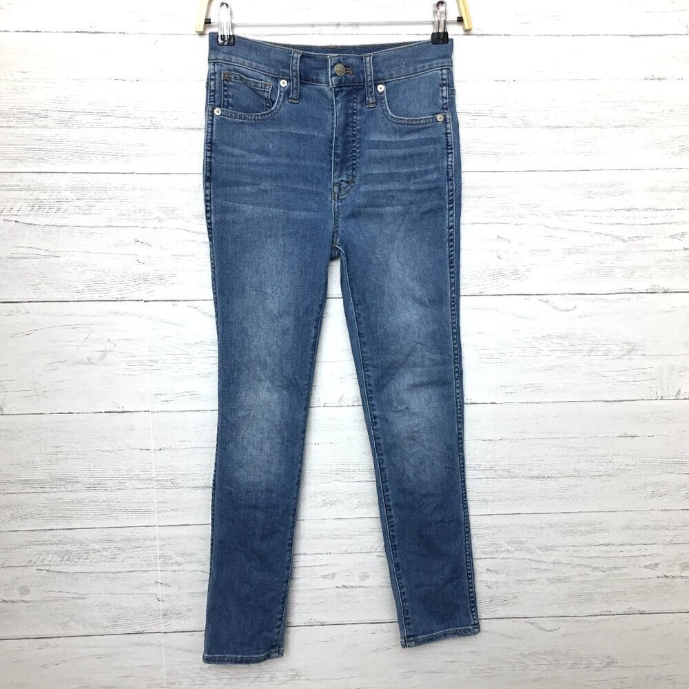 Madewell Women's Skinny Jeans 10" High Rise Skinny Crop Medium Wash size 23